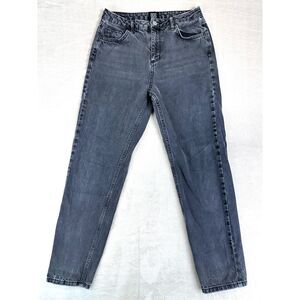 BDG Jeans Women’s 29 Black Mom Style High Rise Relaxed Tapered Rigid Denim